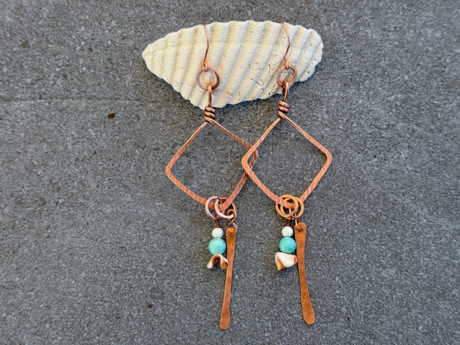Turquoise Polyp Earrings