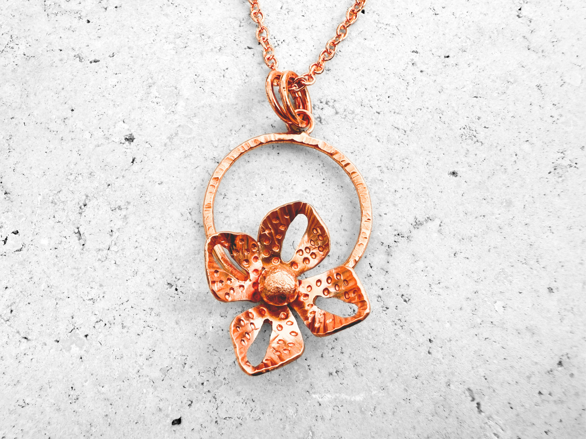 Botanical Hoop Pendant