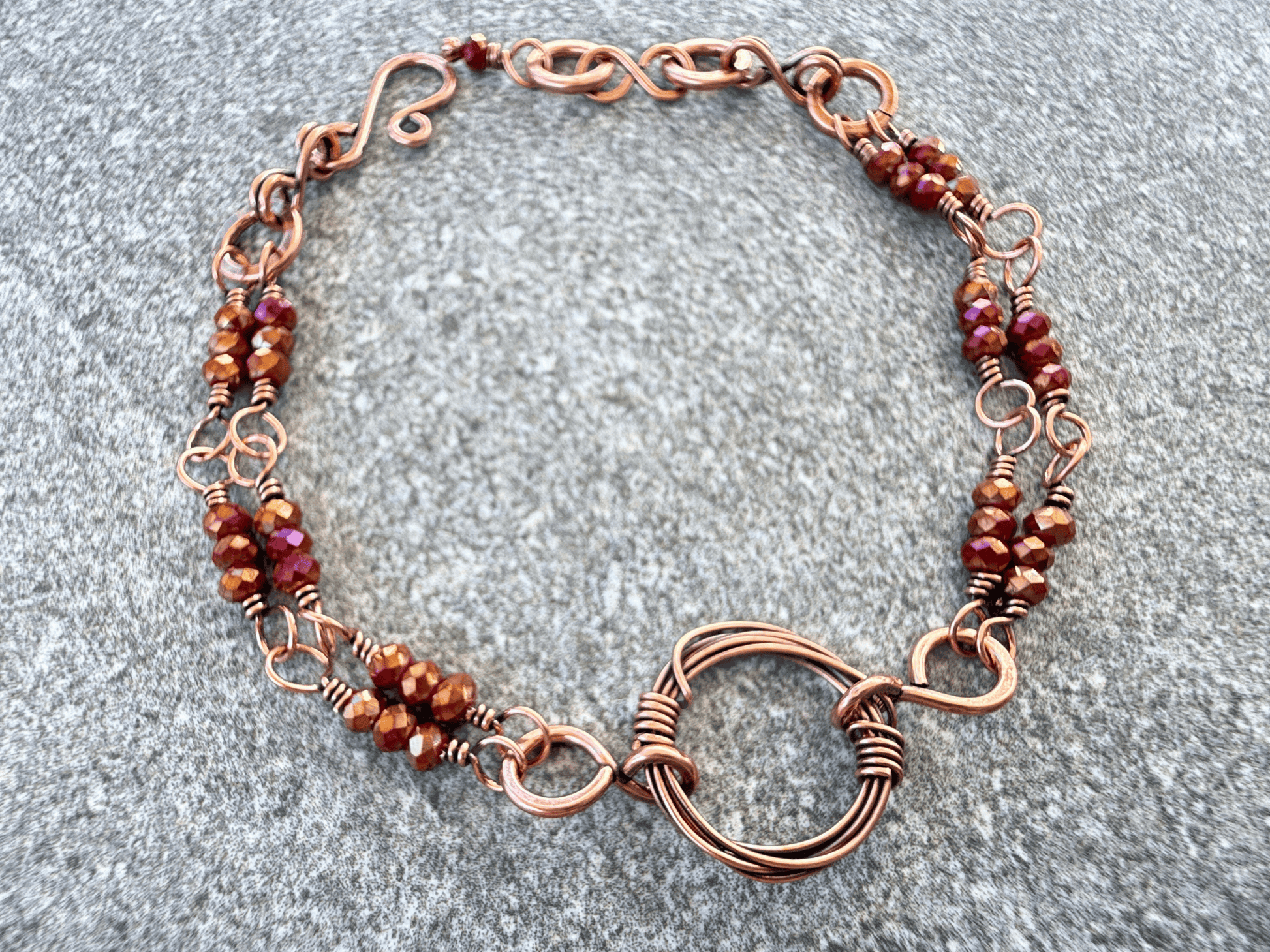 Bromeliad Crystal Bracelet