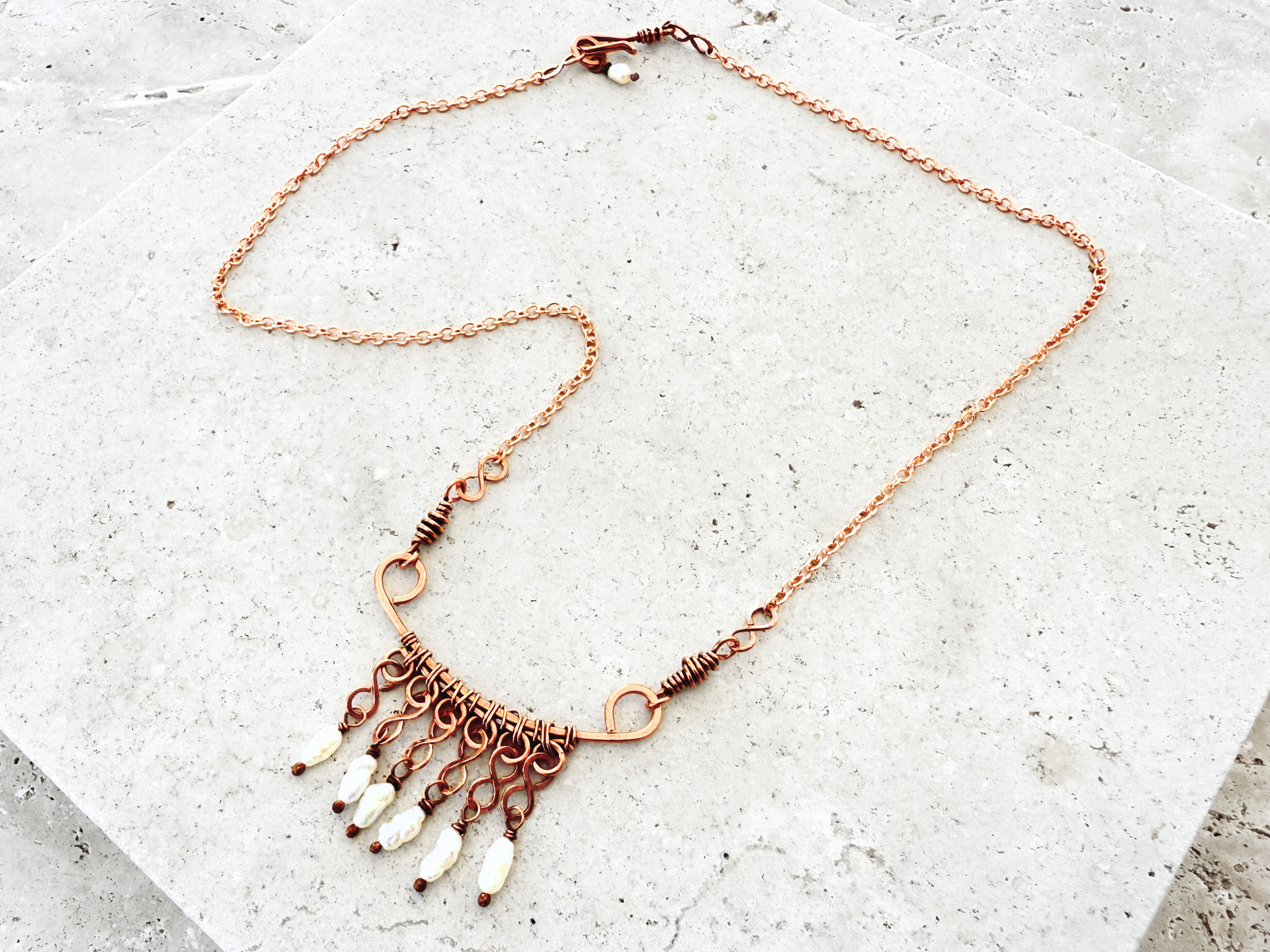 Pearl Fringe Necklace