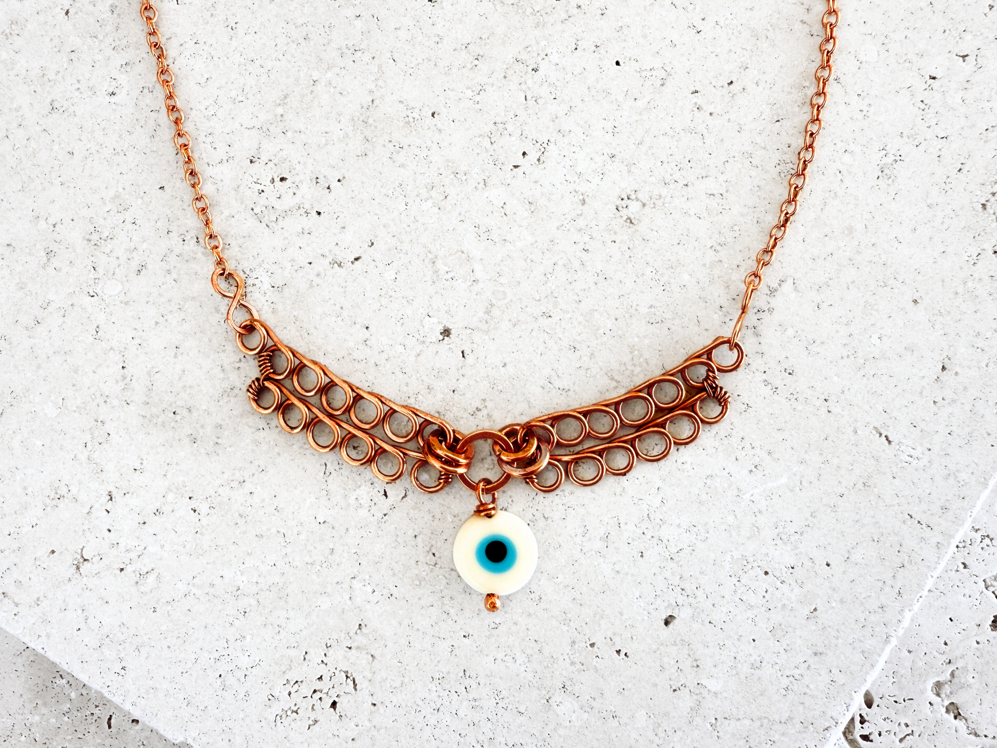 Evil Eye Collar Necklace