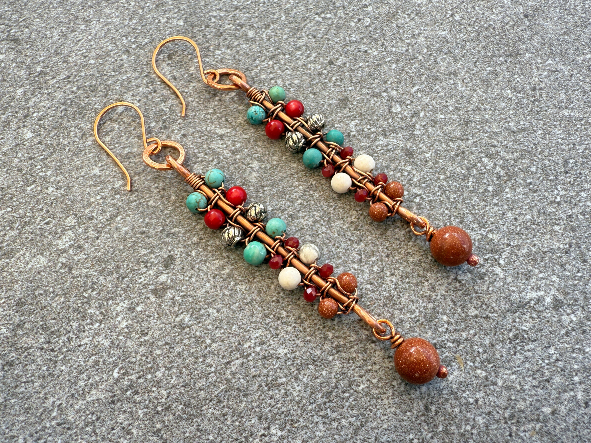 Macrame Chromix Earrings