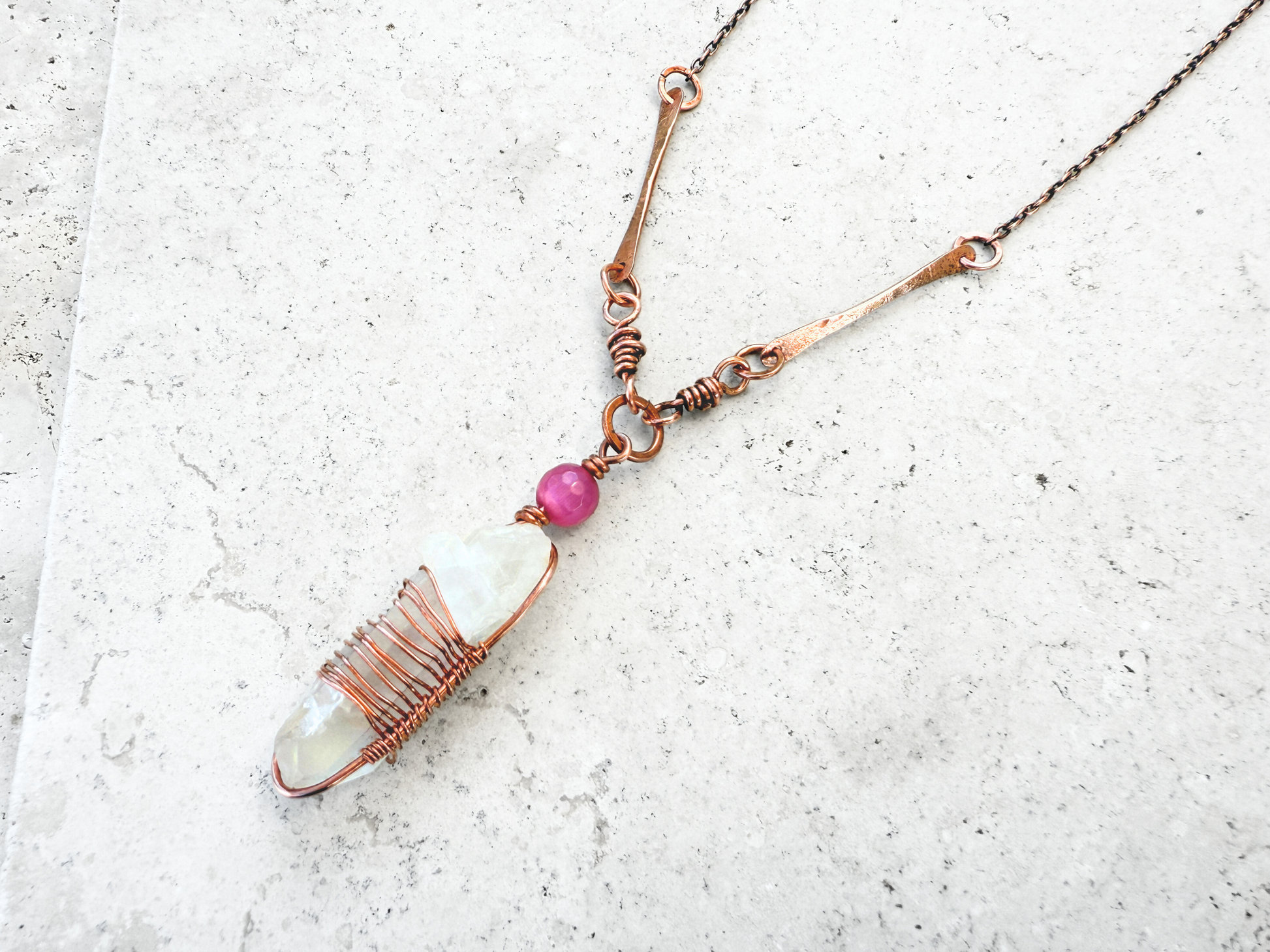 Mermaid Crystal Pendant Necklace