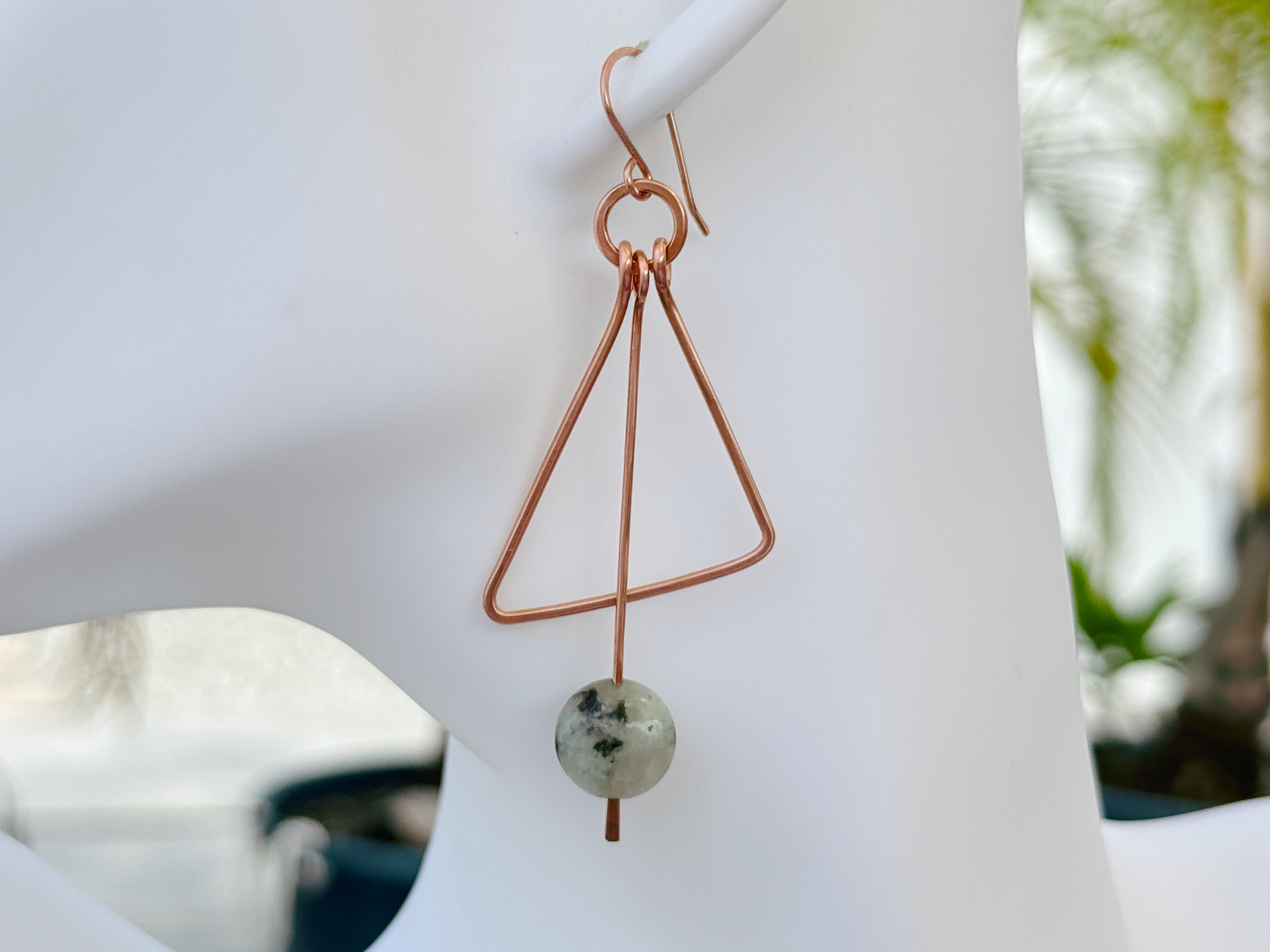 Kiwi Wedge Earrings