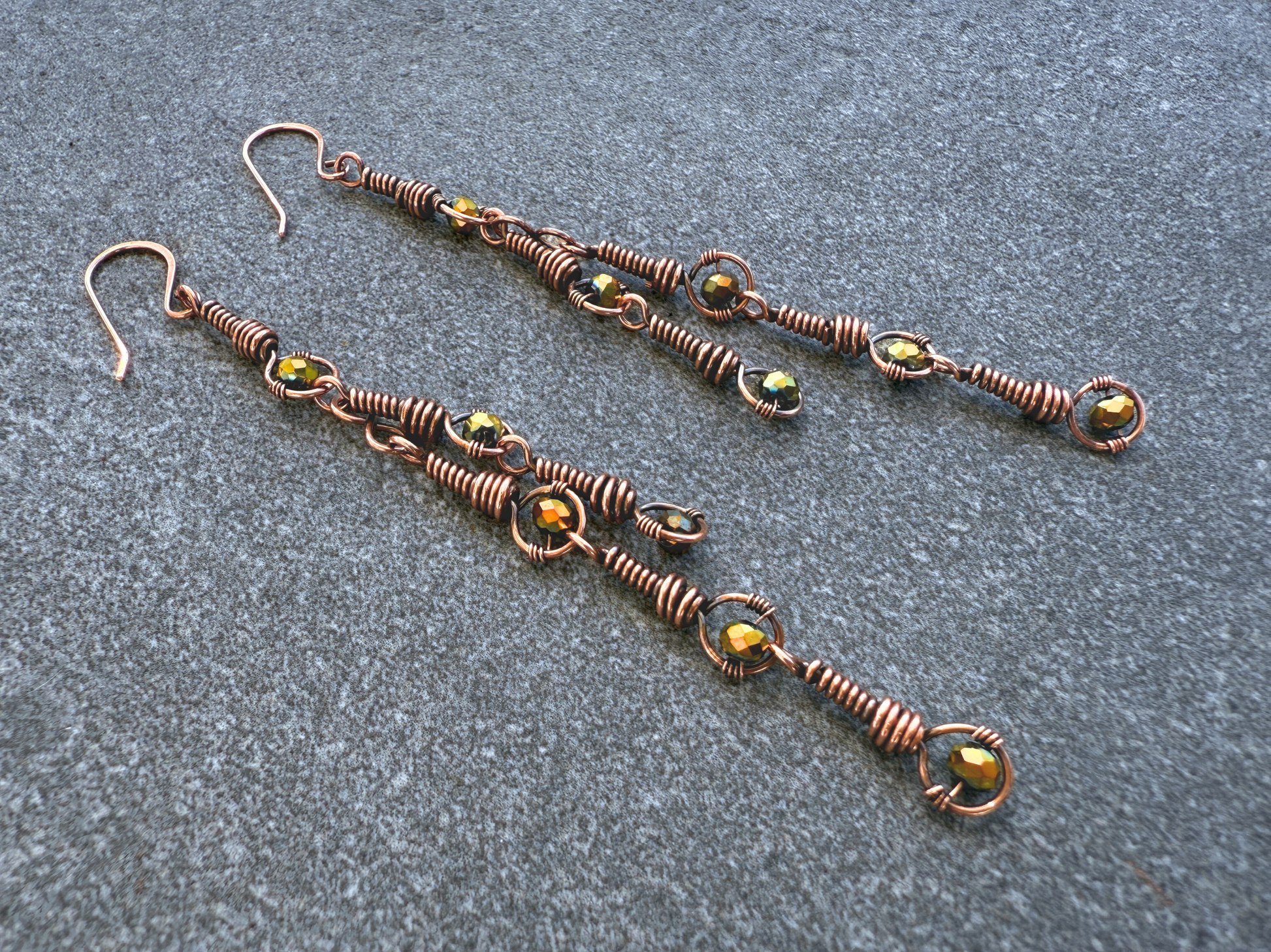Yellow Sway Earrings