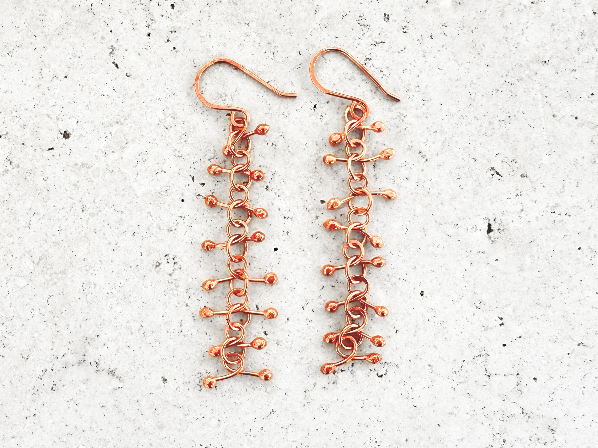 Spiny Dangle Earrings