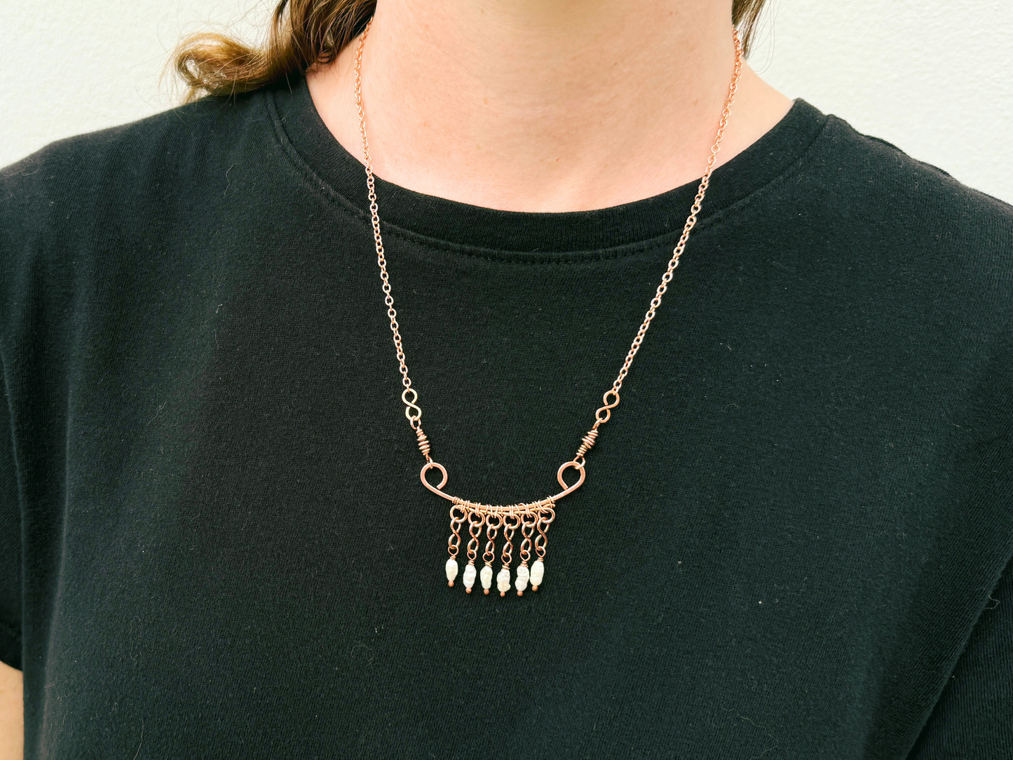 Pearl Fringe Necklace