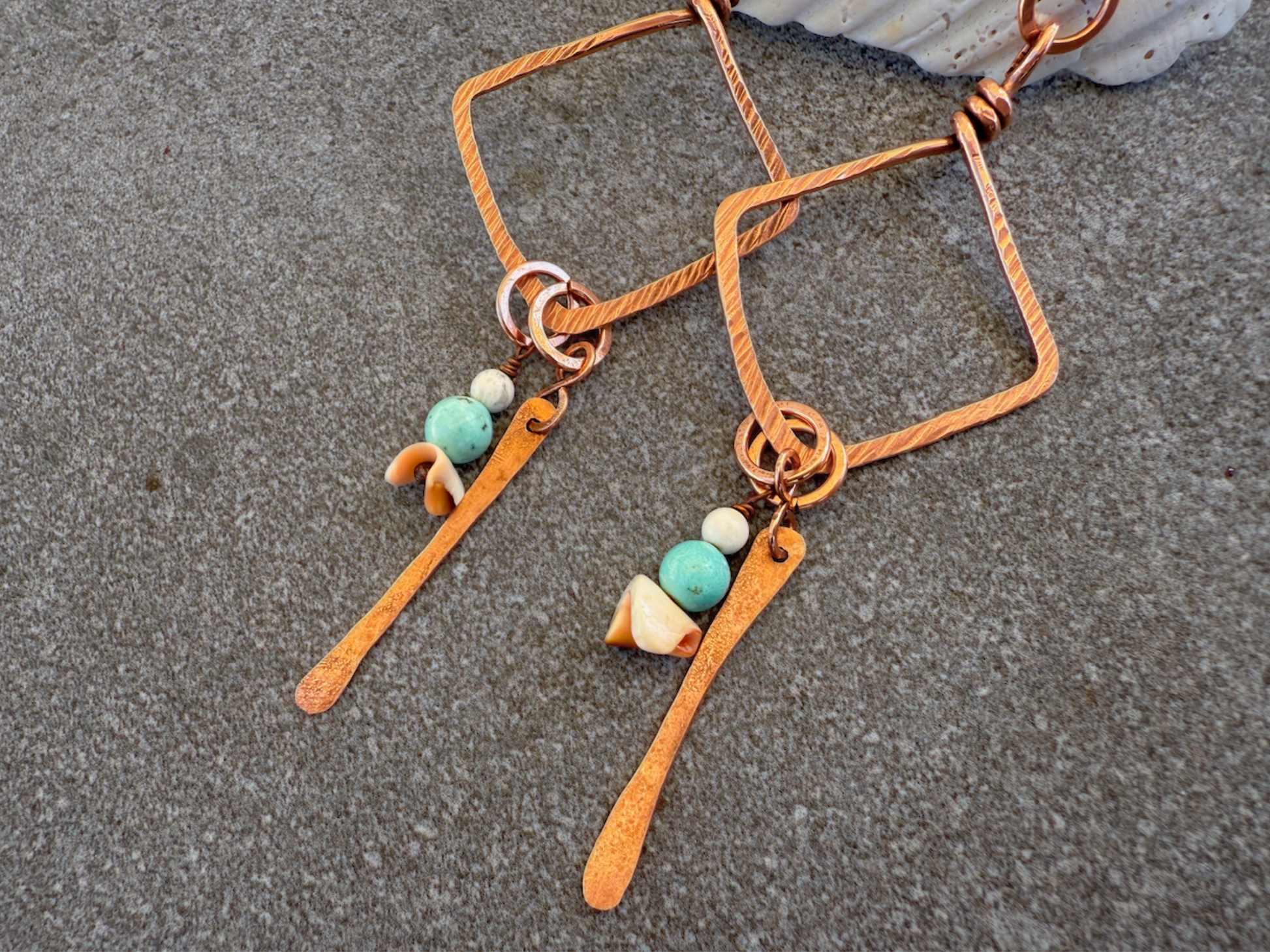 Turquoise Polyp Earrings