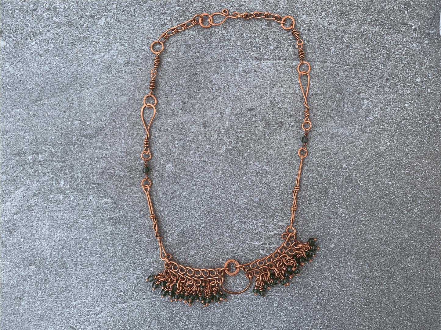 Mangrove Crescent Fringe Necklace