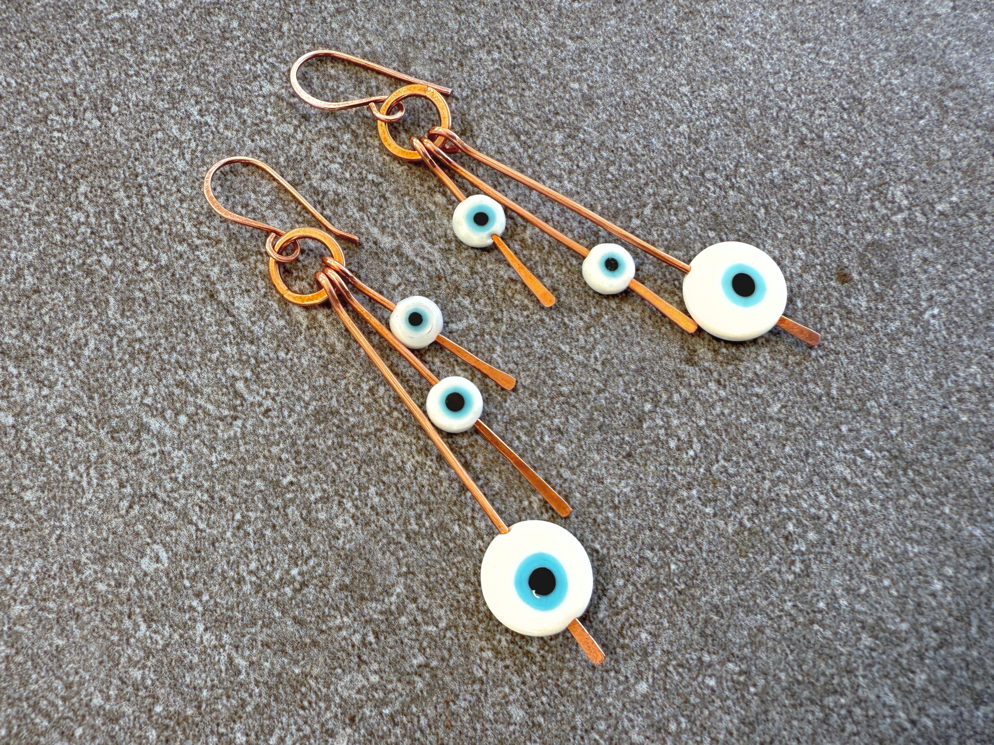 Evil Eye Trio Earrings