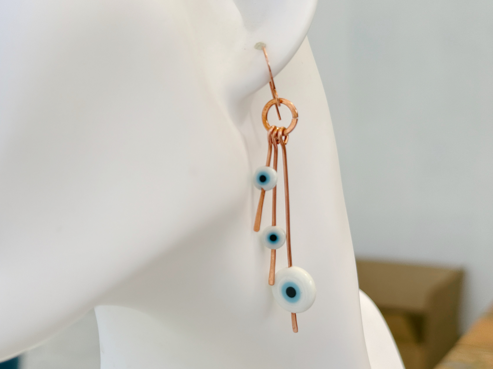 Evil Eye Trio Earrings