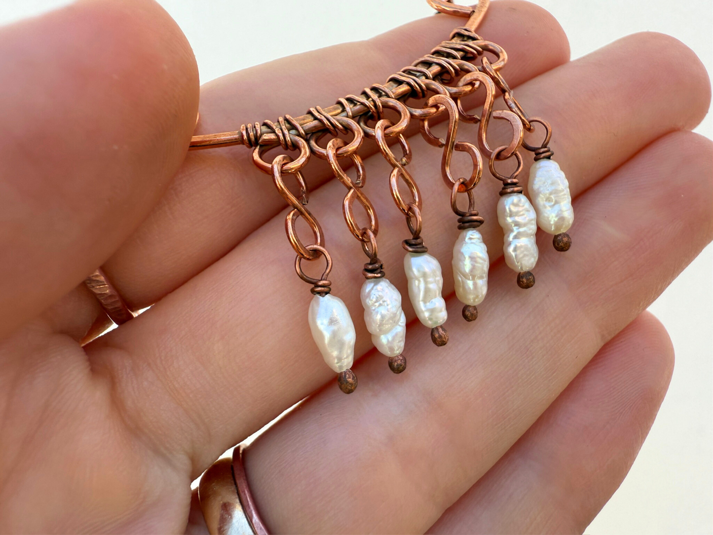 Pearl Fringe Necklace