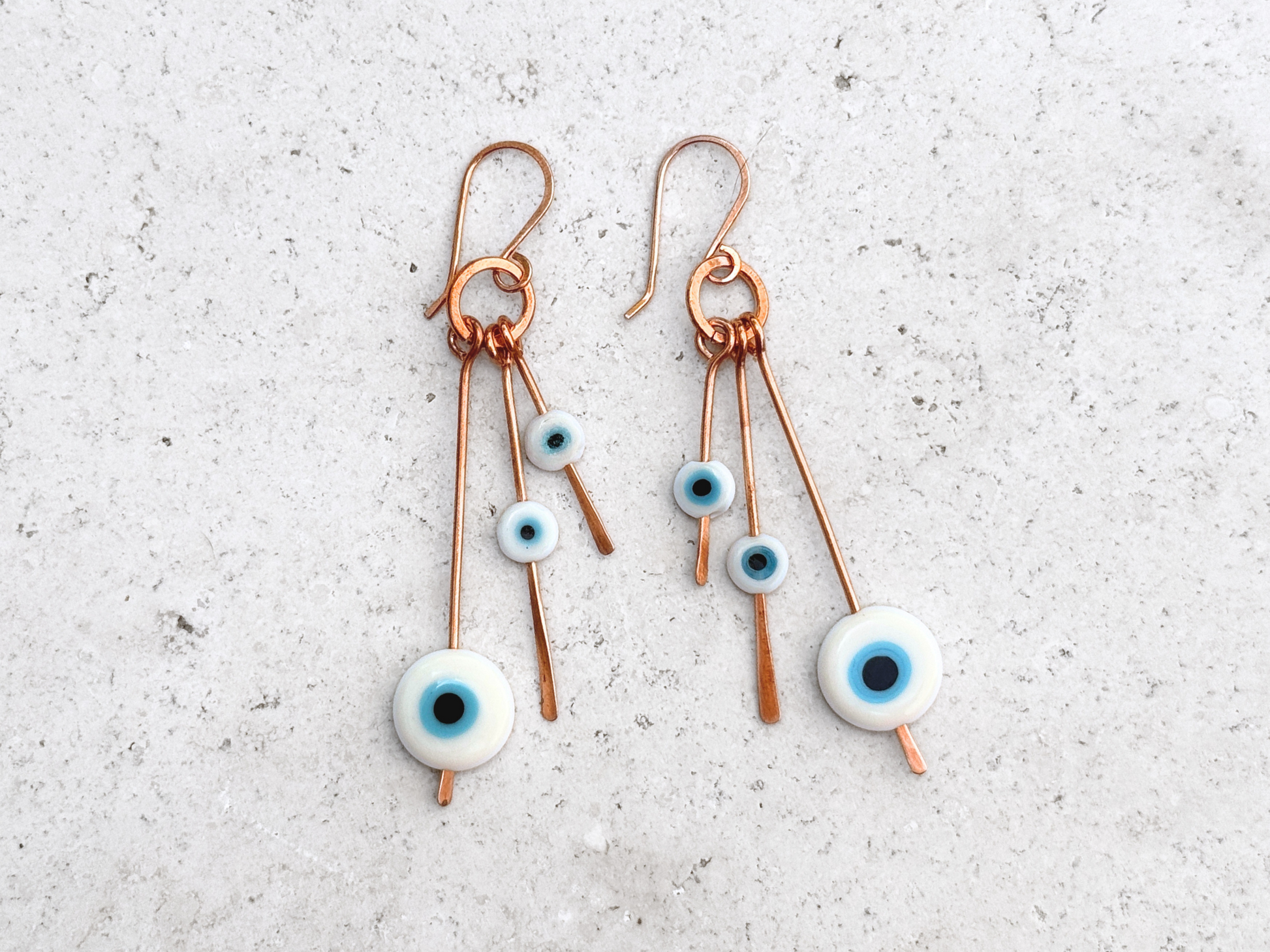 Evil Eye Trio Earrings