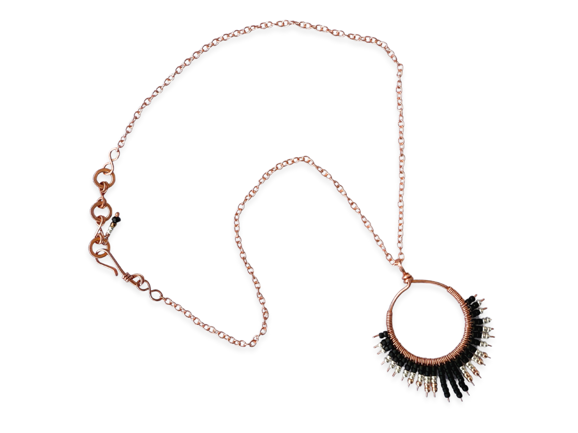 Silverlight Beaded Pendant