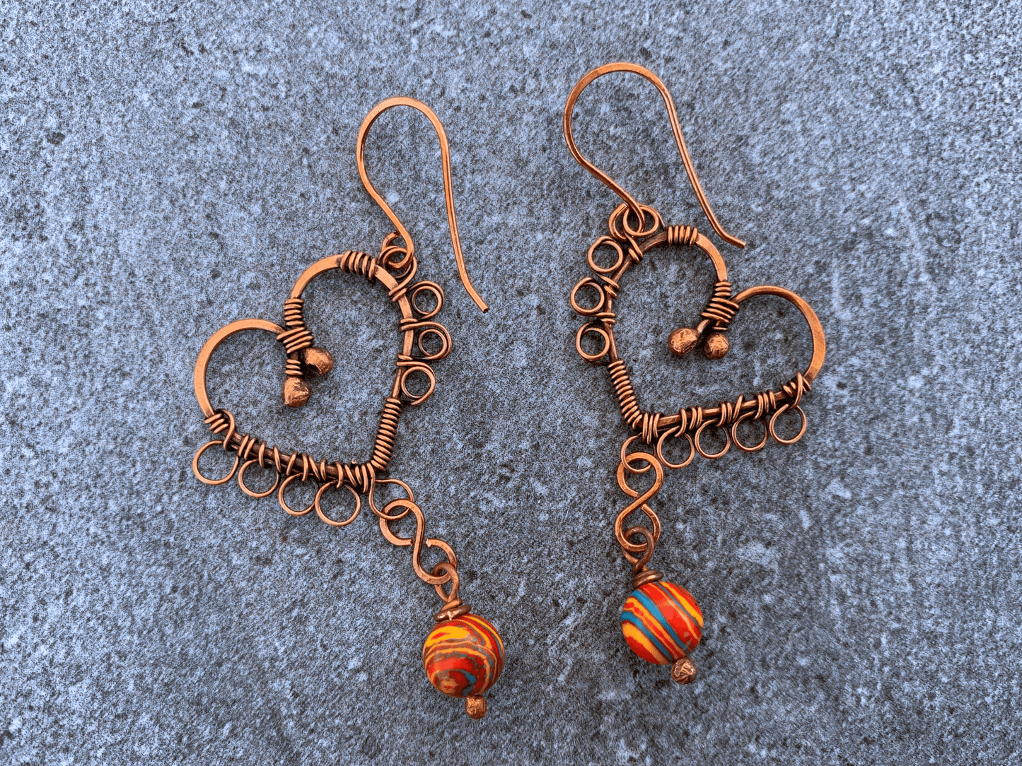 Fiesta Heart Earrings