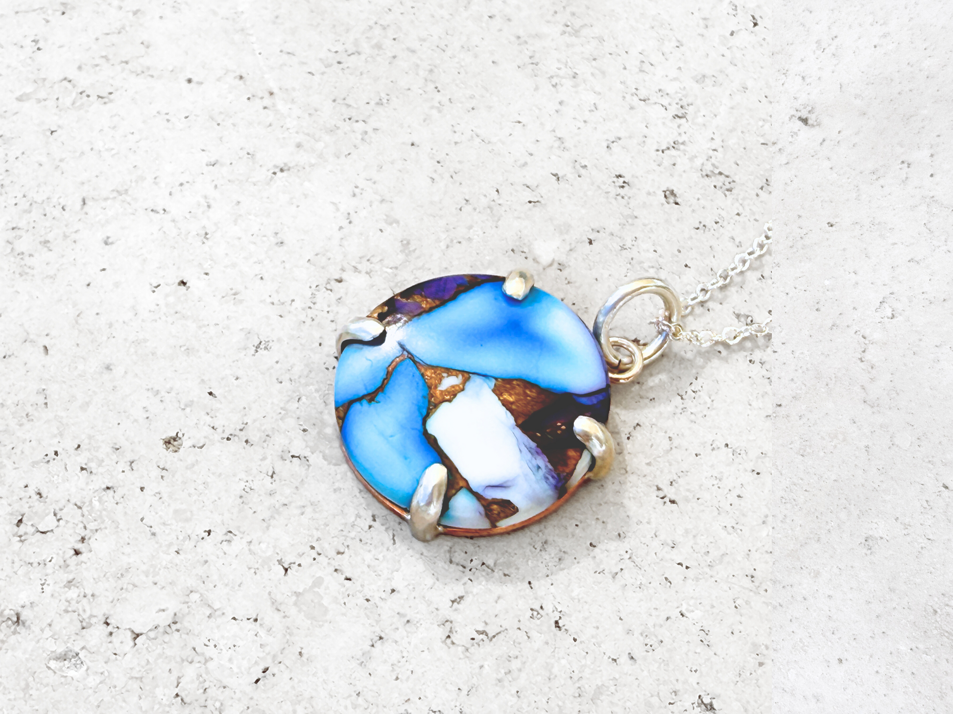 Mohave Turquoise Pendant Necklace