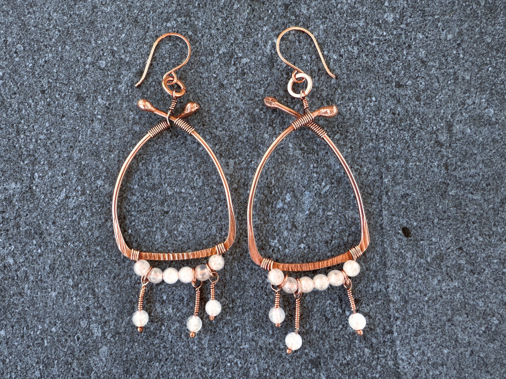 Rose Drop Earrings
