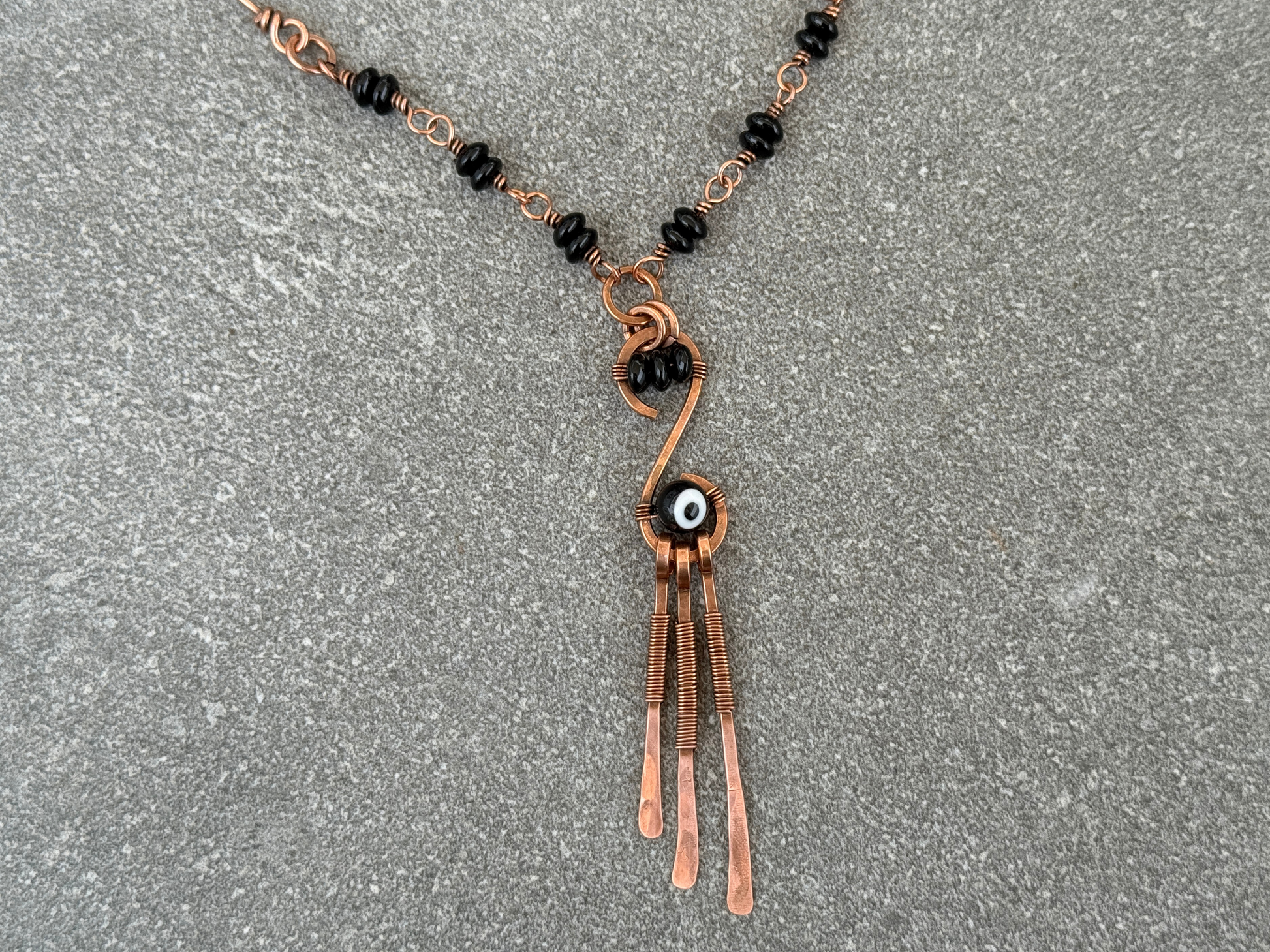 Evil Eye Infinity Pendant Necklace