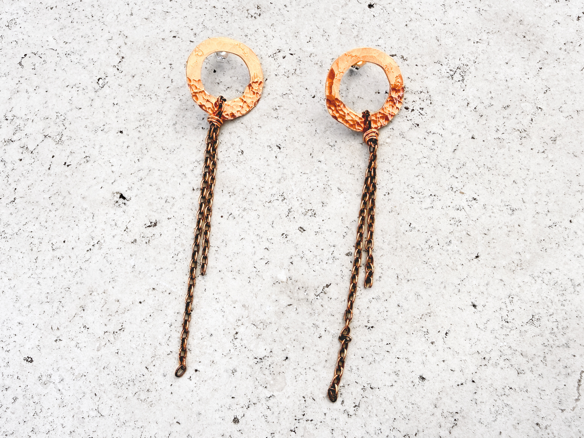 Circle Fringe Studs