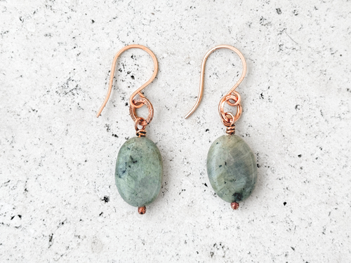 Labradorite Dangle Earrings