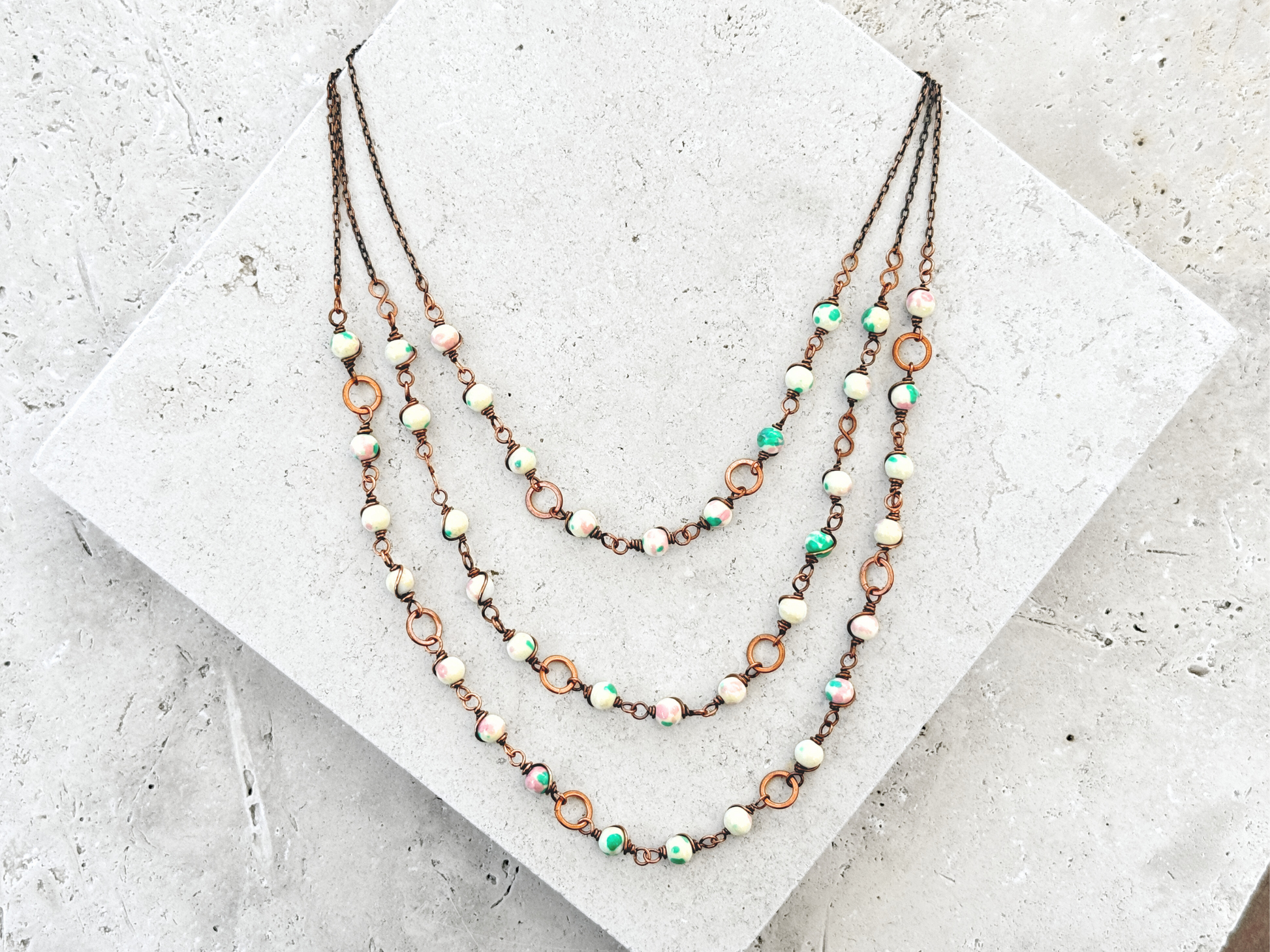 Celestun Multistrand Necklace