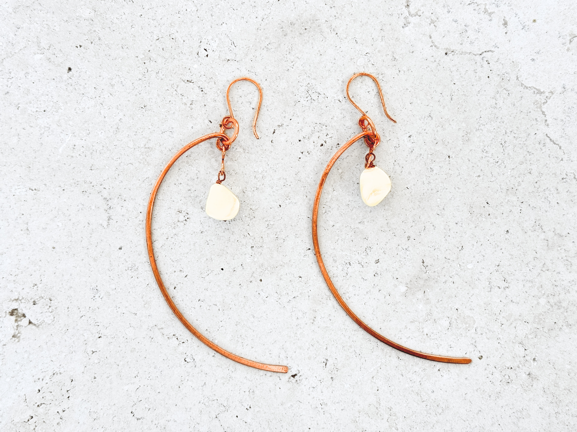 Abalone Crescent Dangles