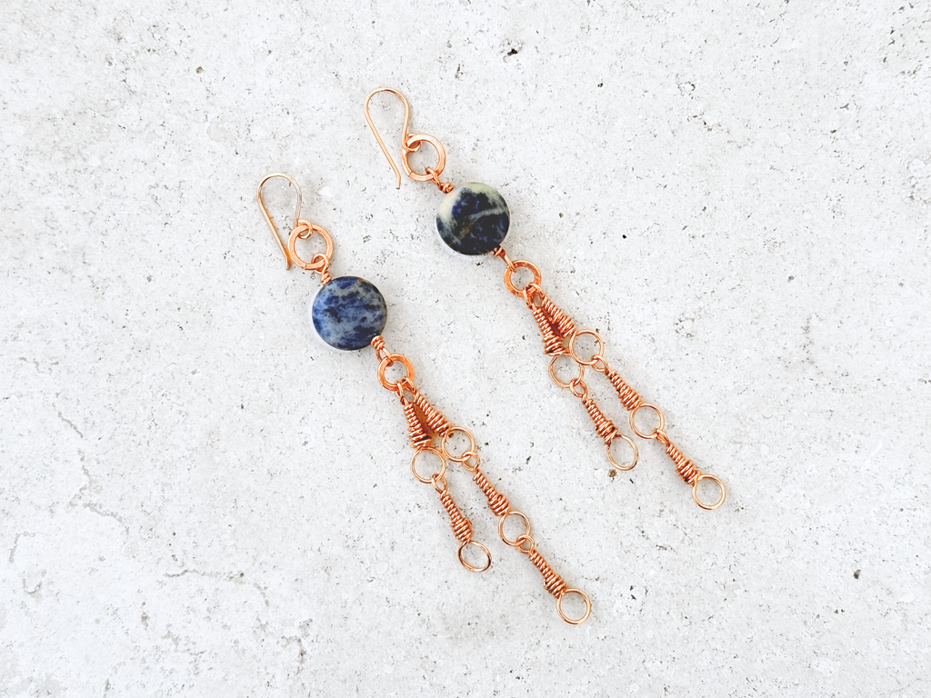 Sodalite Sway Earrings