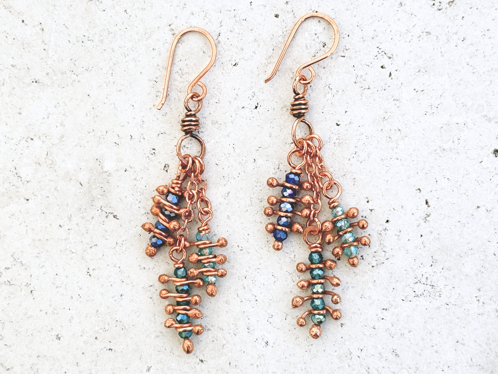 Crystal Anemone Dangles