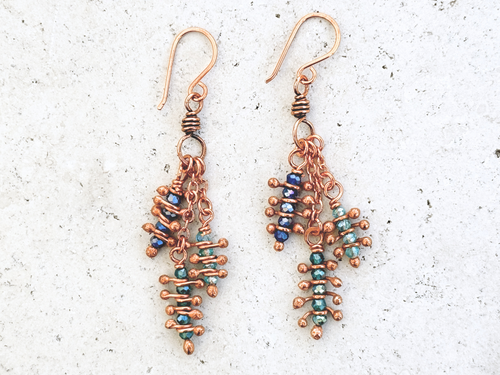 Crystal Anemone Dangles