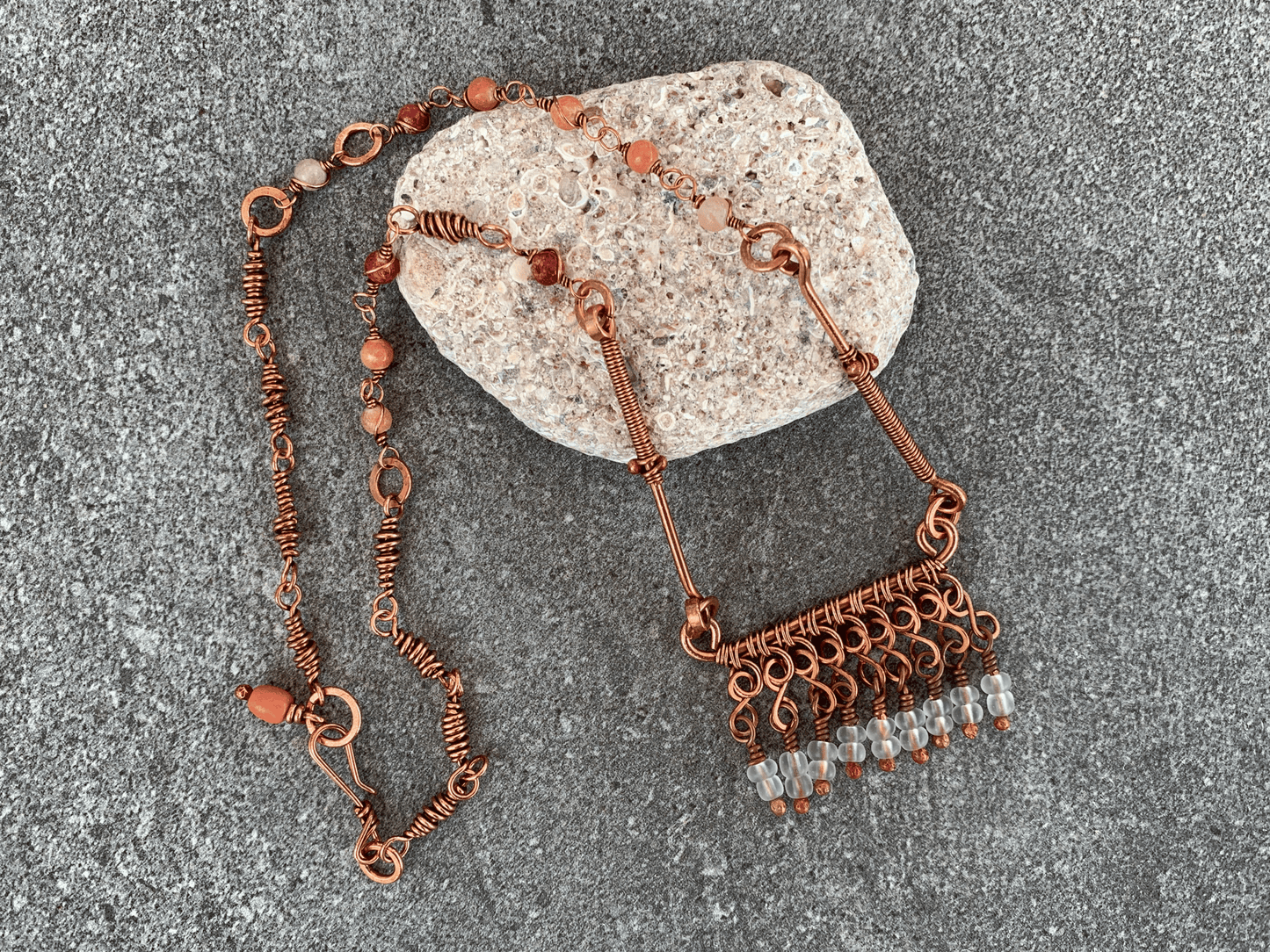 Pastelito Fringe Necklace