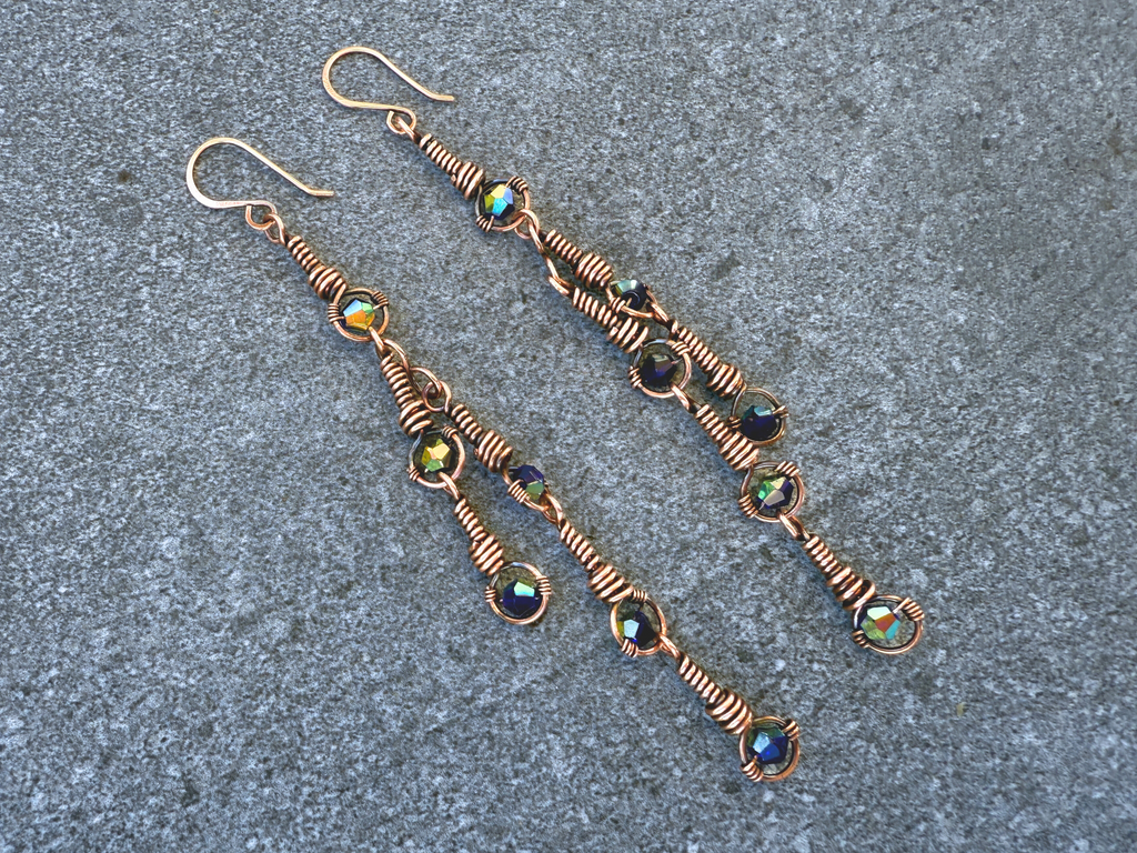Cobalt Sway Earrings