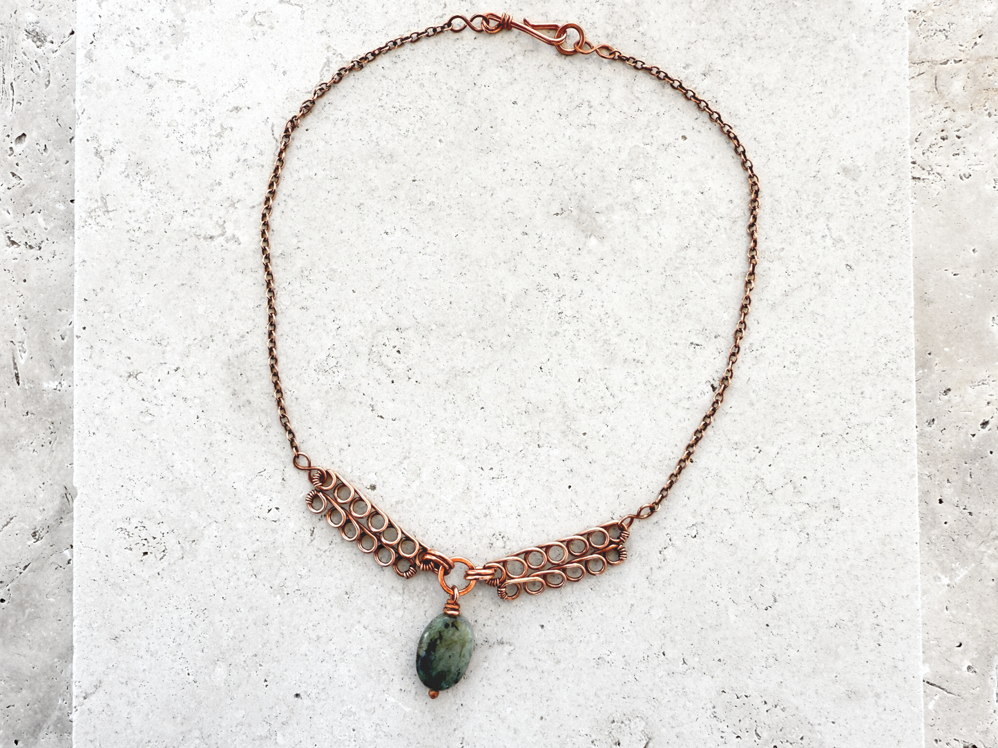 Labradorite Collar Necklace