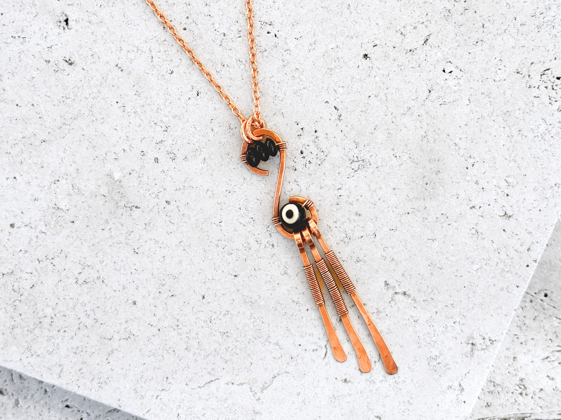 Evil Eye Infinity Pendant Necklace