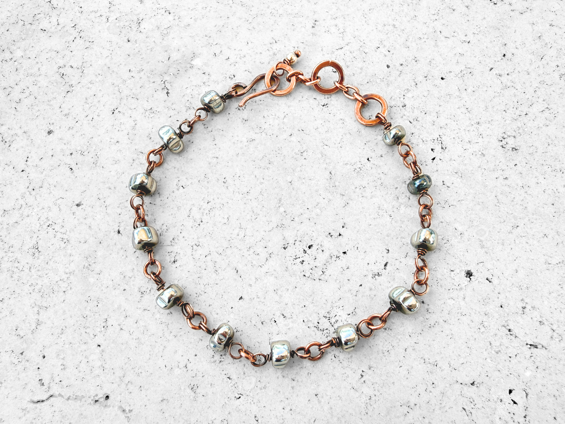 Hematite Stacking Bracelet