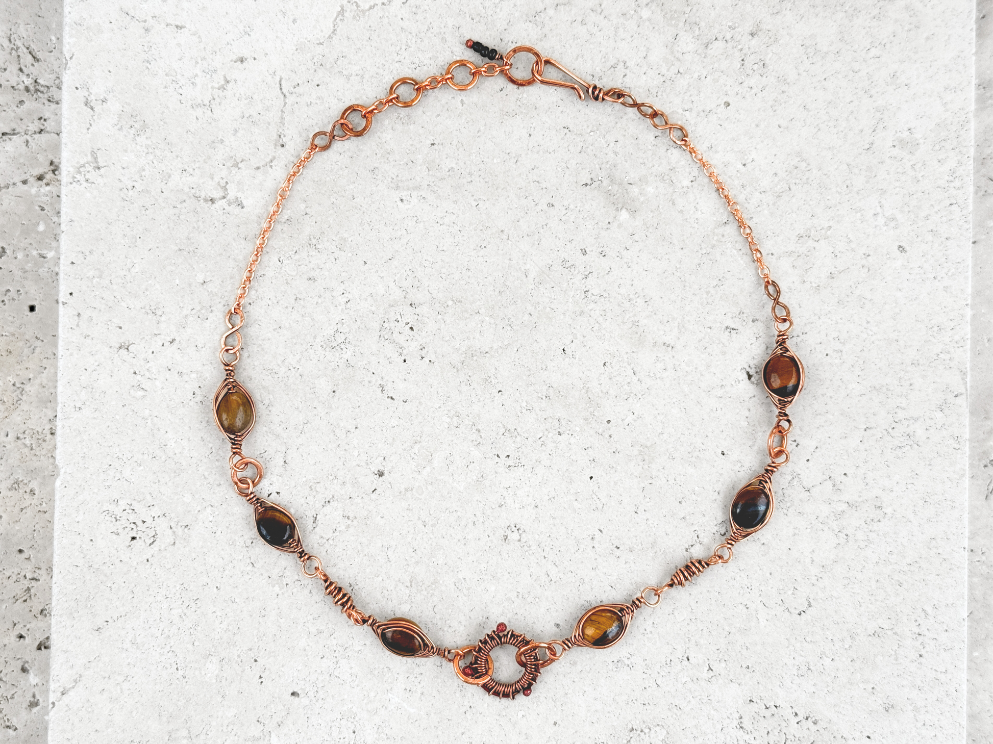 Tiger Eye Choker Necklace