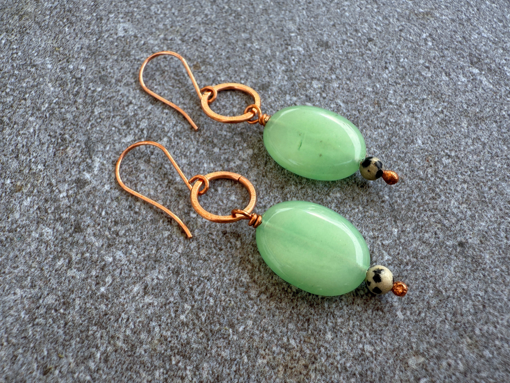 Mint Drop Earrings