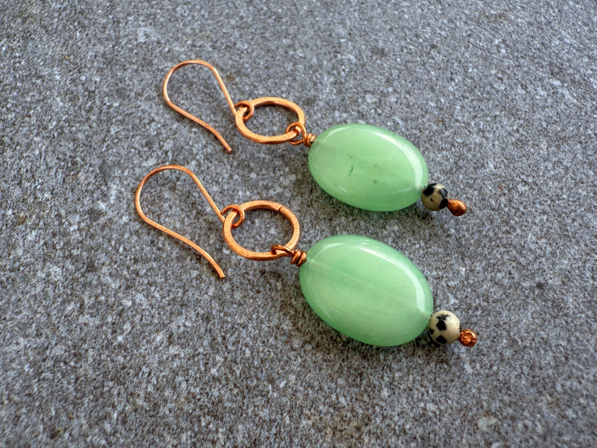 Mint Drop Earrings