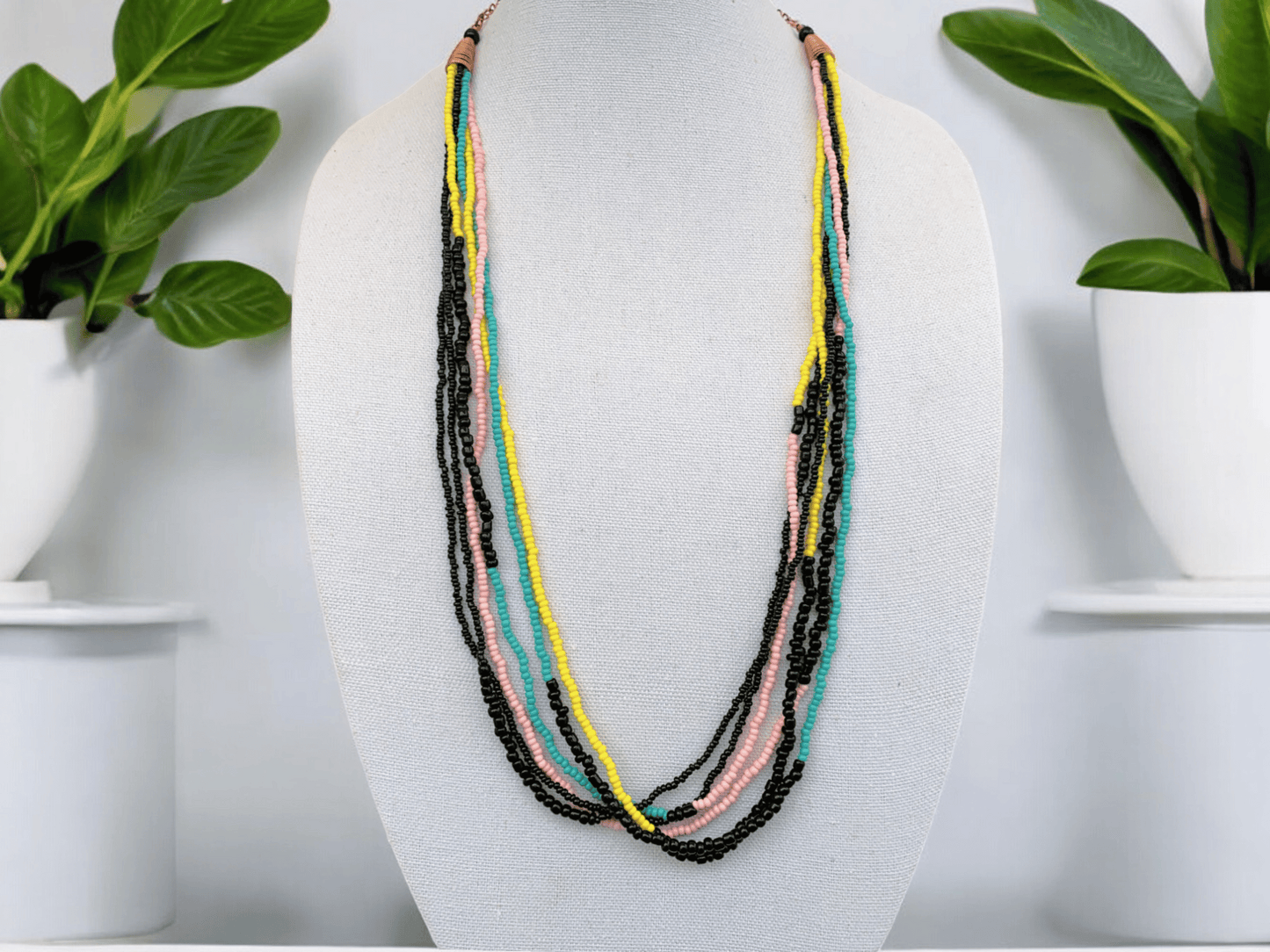 Galaga Multi Strand Necklace