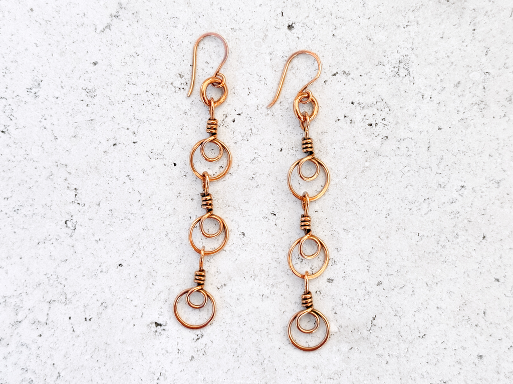 Circle Link Earrings
