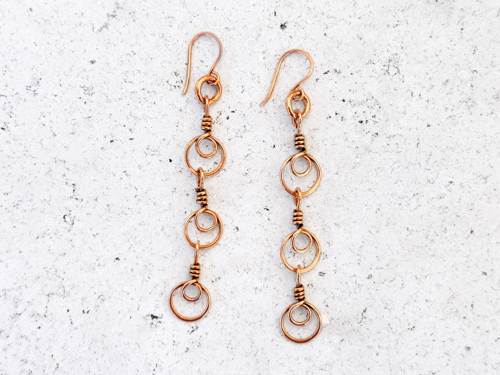Circle Link Earrings