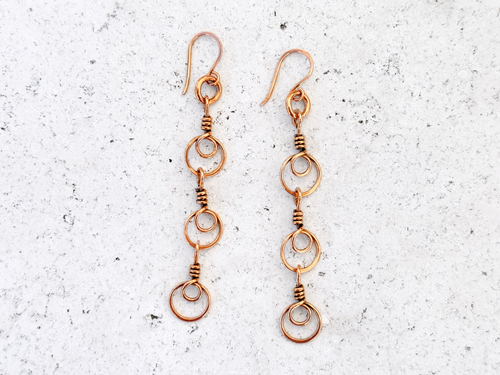 Circle Link Earrings