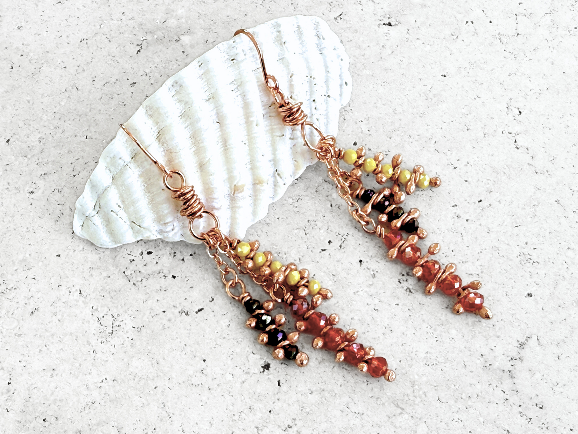 Crystal Anemone Dangles