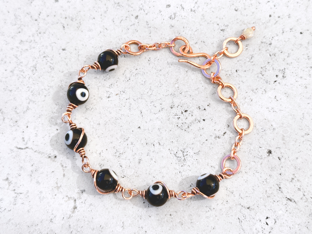 Black Evil Eye Bracelet