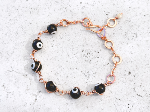 Black Evil Eye Bracelet