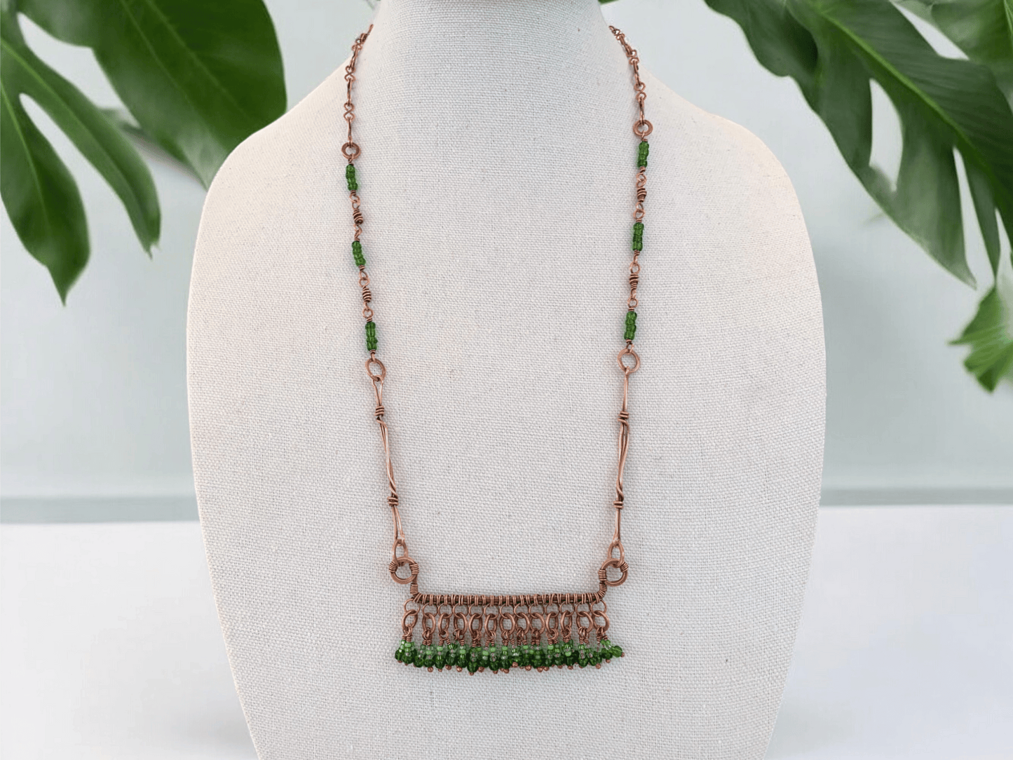 Mangrove Fringe Statement Necklace