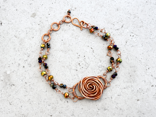 Dark Rose Bracelet