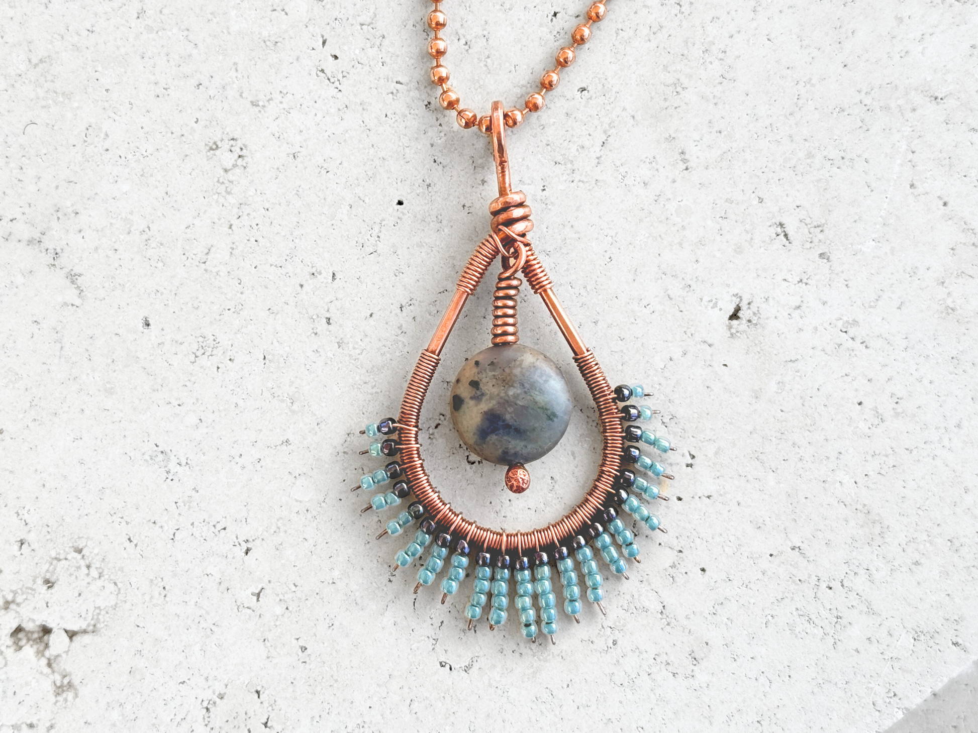 Midnight Tide Sodalite Pendant