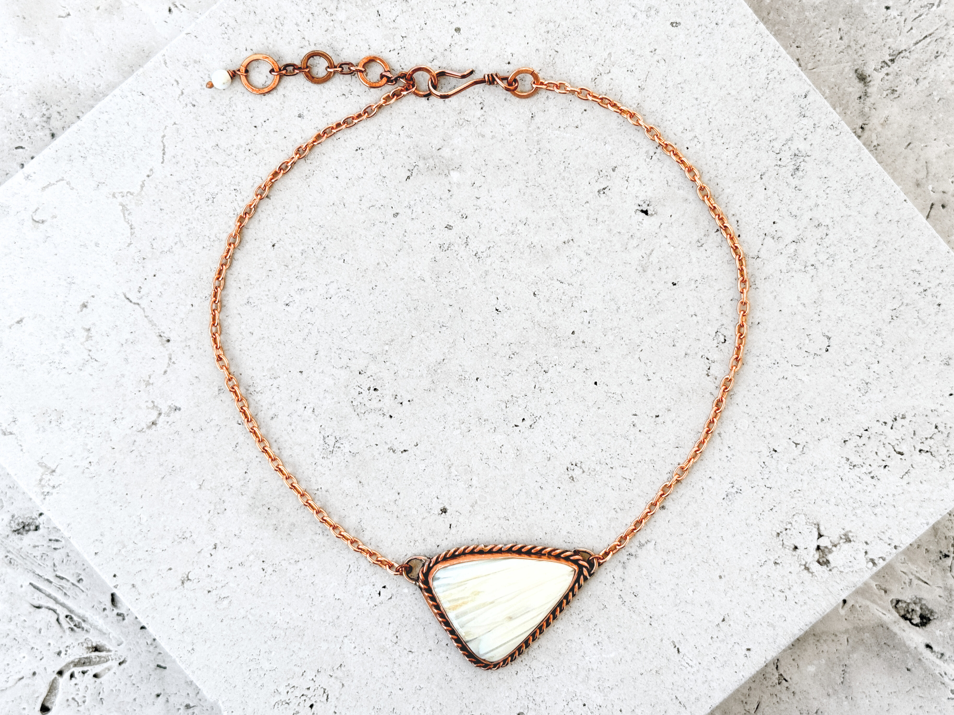 Scolecite Pendant Choker