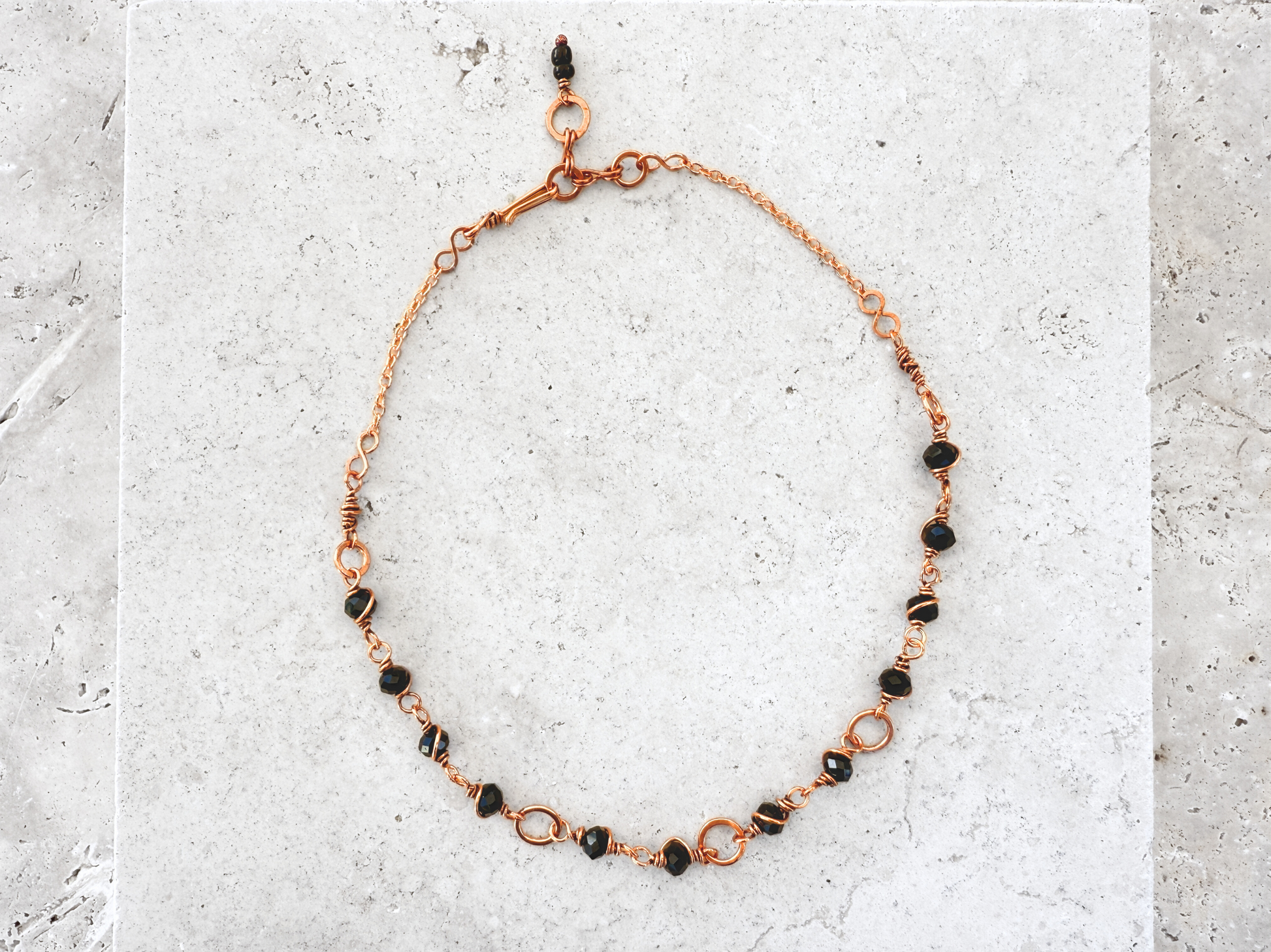 Faceted Black Choker