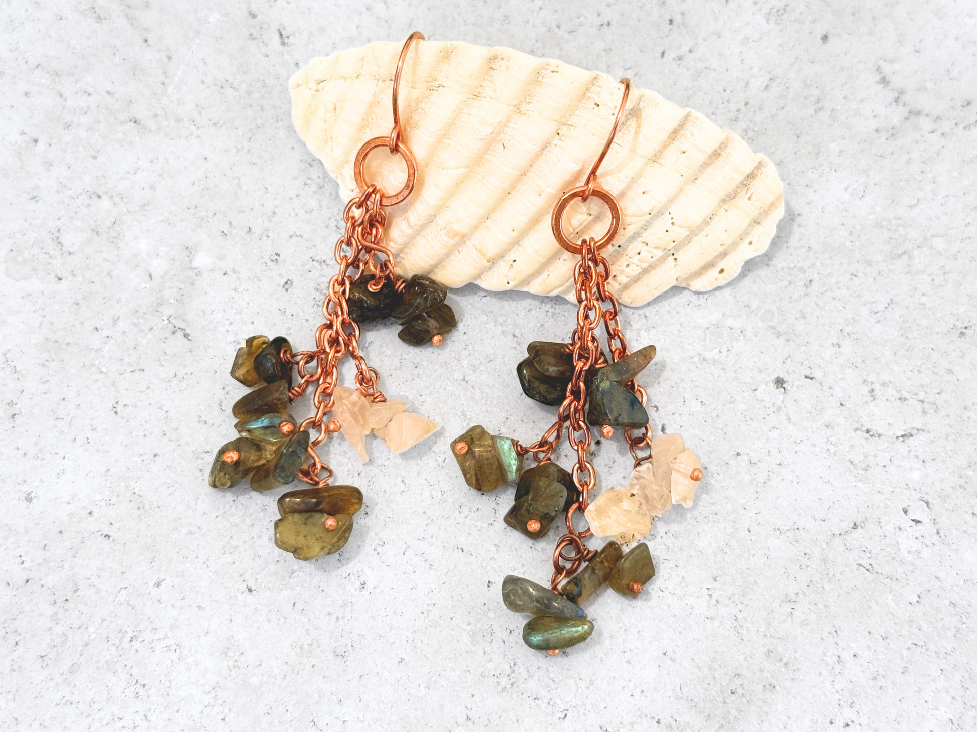 Labradorite Cluster Dangles